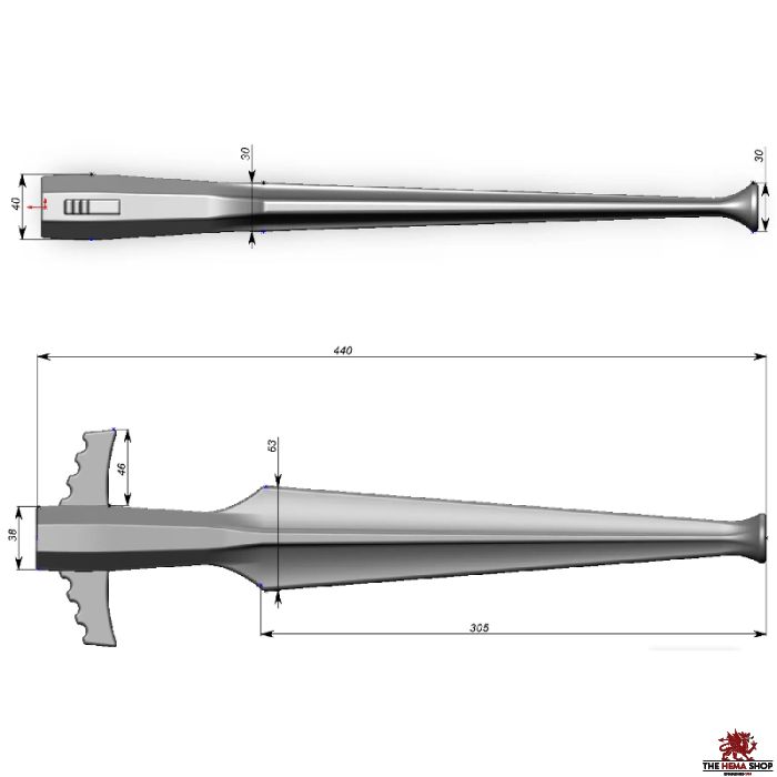 Training Boar Spear Head (Polyurethane)