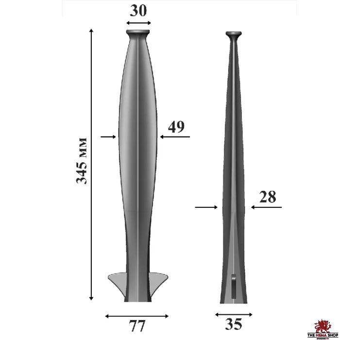 Training Broad Spear (Polyurethane)