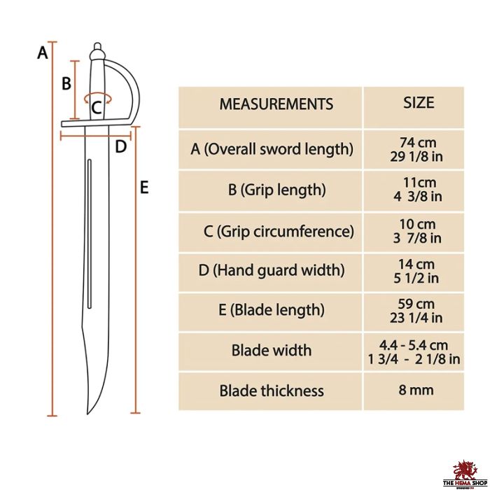 Wooden Pirate Cutlass - Black