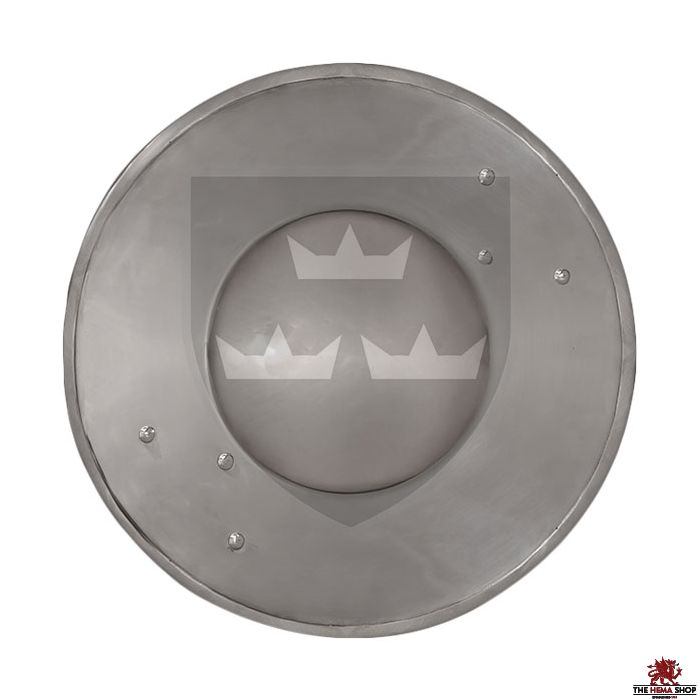 12" Dordrecht Steel buckler - 14 gauge 