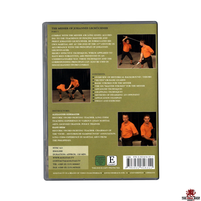 The Messer of Johannes Lecküchner Part I - DVD