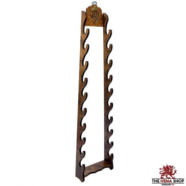 Floor/Wall Display Rack - 10 Swords/Pistols