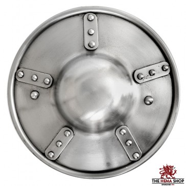 9" Plated Buckler - 14 gauge