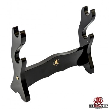 Display Stand - 2 Swords - Black