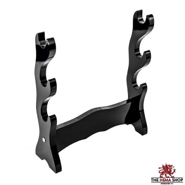 Display Stand - 3 Swords - Black