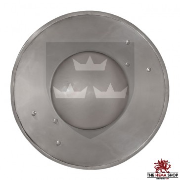 12" Dordrecht Steel buckler - 14 gauge 