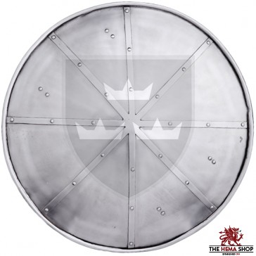 20" Reinforced Round Rotella Shield - 16 gauge