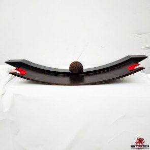DAMAGED - Deluxe Wall Mount for 1 Sword - Brown