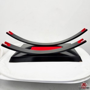 DAMAGED - Deluxe Sword Stand for 2 Swords - Black