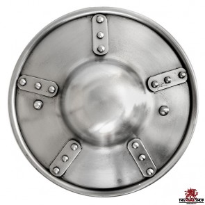 9" Plated Buckler - 14 gauge