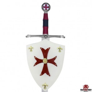 Knights Templar Shield - Sword Mount