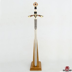 Magnetic Sword Stand - Oak
