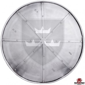 20" Reinforced Round Rotella Shield - 16 gauge