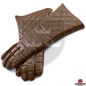 Light Practical Gloves - Brown