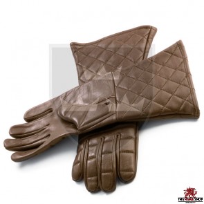 Light Practical Gloves - Brown