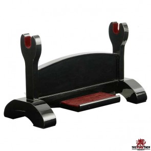 Single Katana Stand - Black Lacquered 