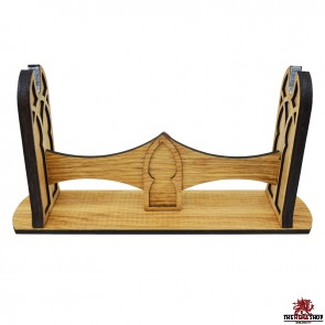 Gothic Sword Stand - Oak