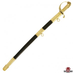 British Royal Navy Officer's Sword -  (Pipe-Backed) 1827 Pattern