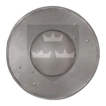 12" Dordrecht Steel buckler - 14 gauge 